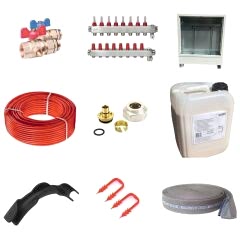 150m2 Danfoss Yerden Isıtma Paketi
