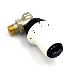 Danfoss Yatay Köşe Tip Termostatik Radyatör Vanası