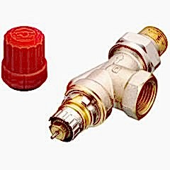 Danfoss Reglajlı Yatay Köşe Tip Termostatik Vana Gövdesi RA-N 15